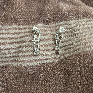 Silver Moon Earrings